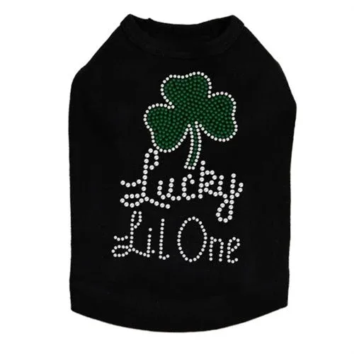 Lucky Lil One Rhinestone Dog Tank- Many Colors