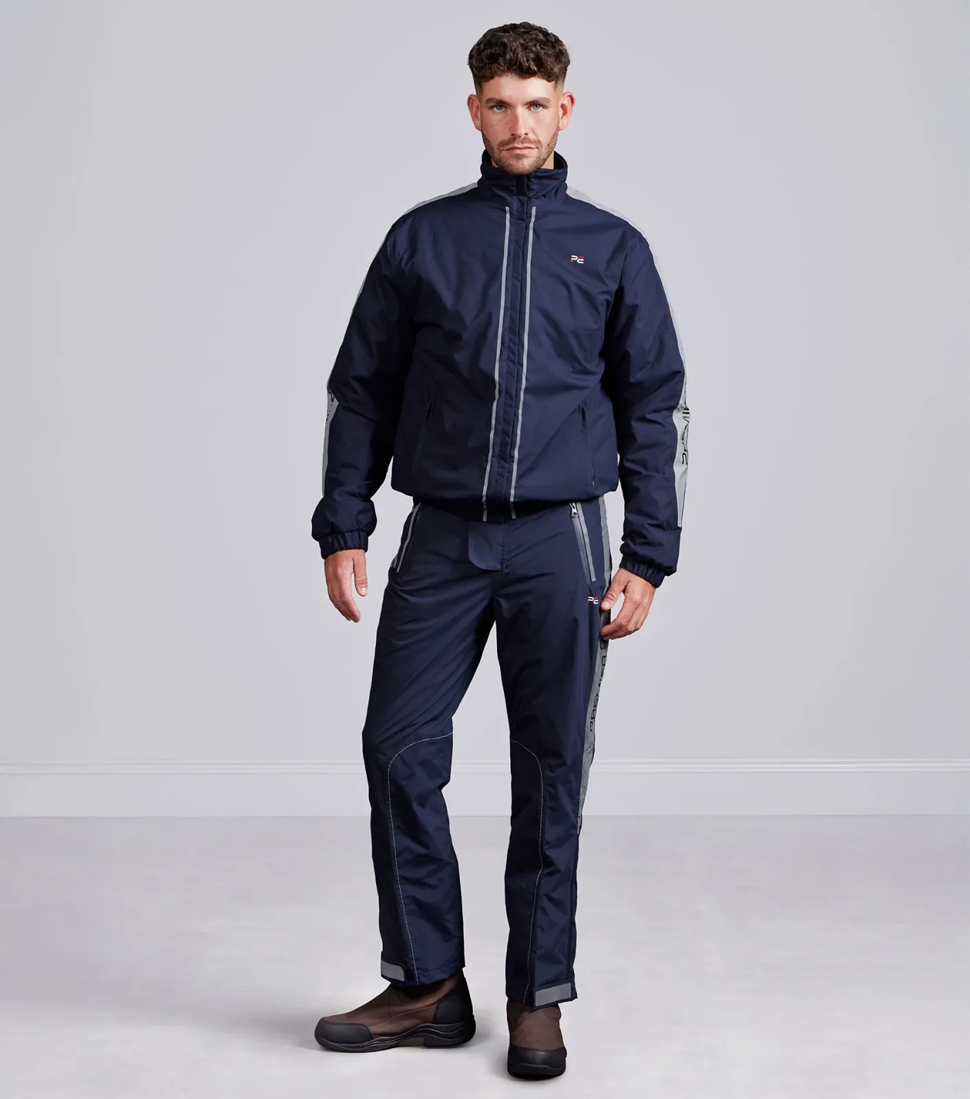 Lumen Reflective Mens Riding Trousers Navy