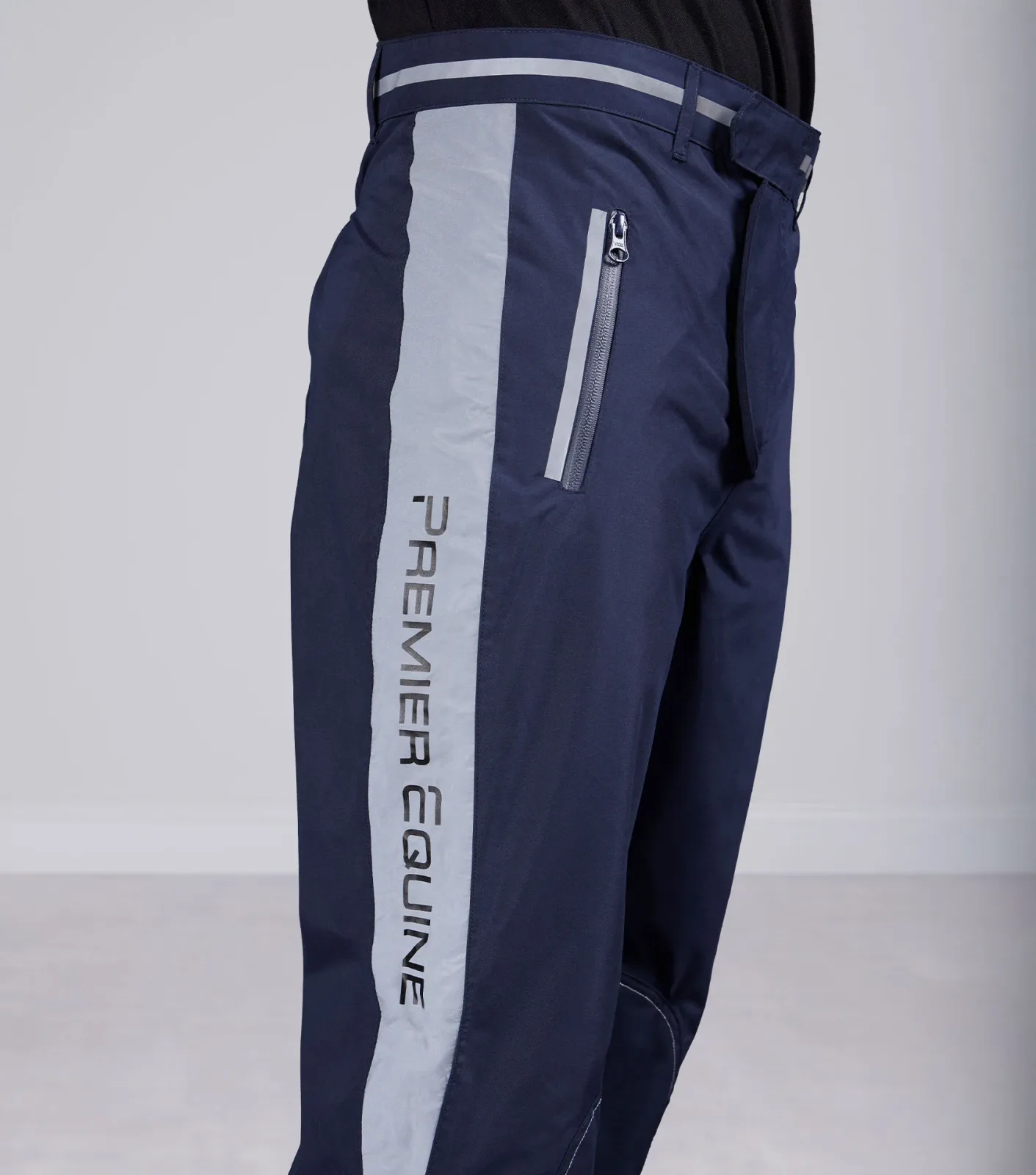 Lumen Reflective Mens Riding Trousers Navy - Image 2