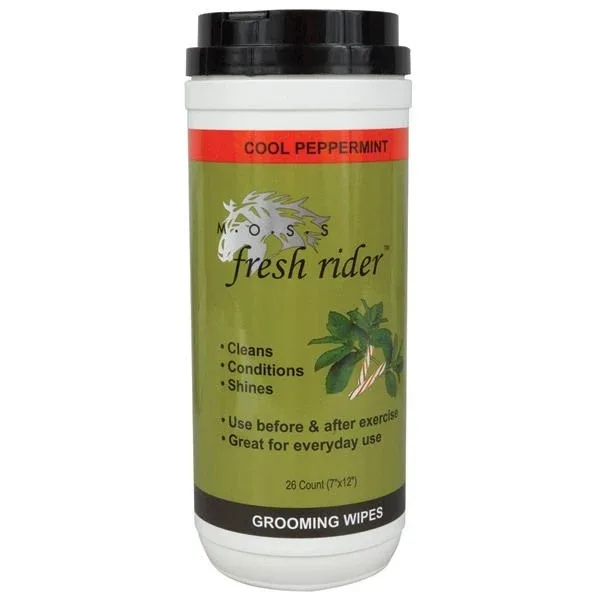 M.O.S.S Fresh Ridertrade Grooming Wipes - 26 Count - Image 2
