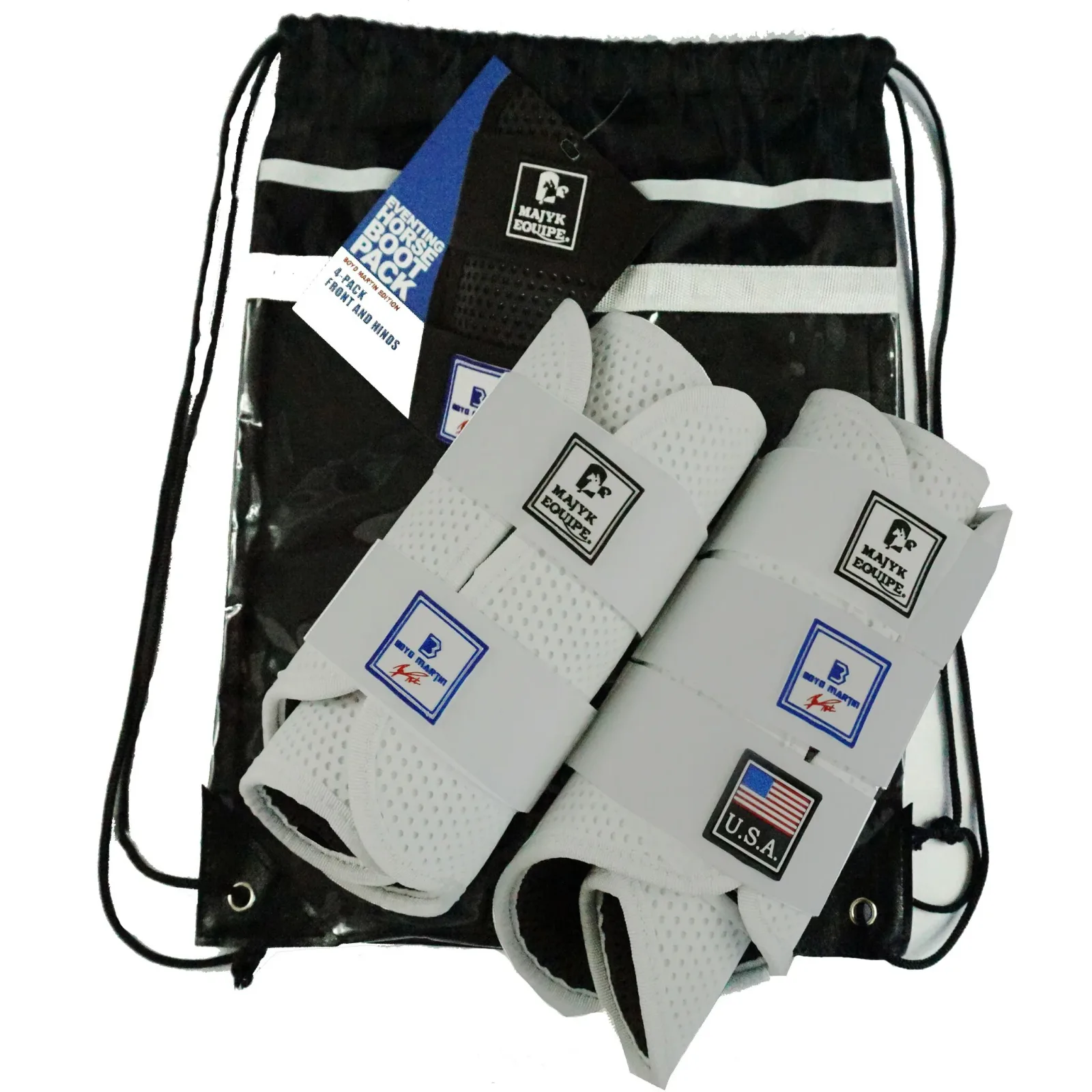 Majyk Equipe® Boyd Martin Eventing Front & Hind Boot 4-Pack - Image 2