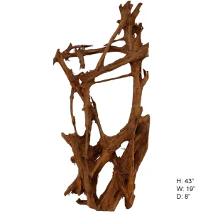 Malaysian Driftwood, Super WYSIWYG 43" x 19"