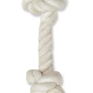 Mammoth 100% Cotton Rope Bone White 6in Mini