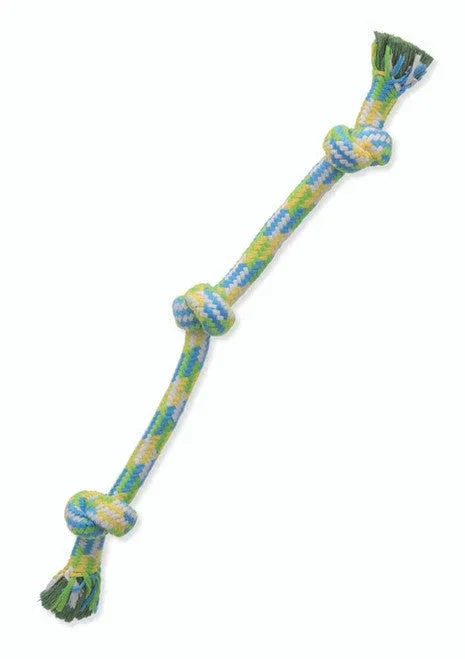Mammoth Braidys 3 Knot Rope Tug Dog Toy Assorted 25in LG - Image 2