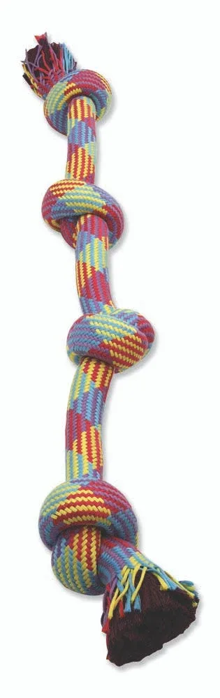 Mammoth Braidys 4 Knot Rope Tug Dog Toy Multi-Color 34 in