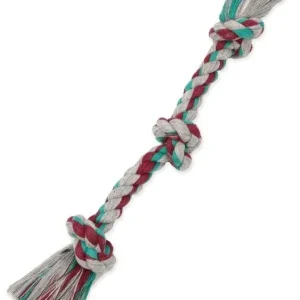 Mammoth Cottonblend Color 3 Flossing Rope Dog Toy