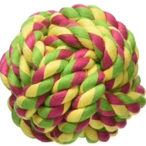 Mammoth Cottonblend Monkey Fist Ball Flossy Dog Toy 2.5 INCH Mini