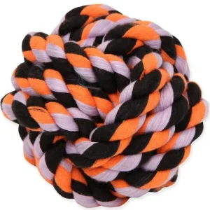 Mammoth Cottonblend Monkey Fist Ball Flossy Dog Toy 3.75 INCH Small
