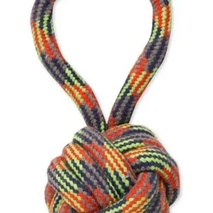 Mammoth Flossy Chews Extra Monkey Fist Ball with Handle Medium