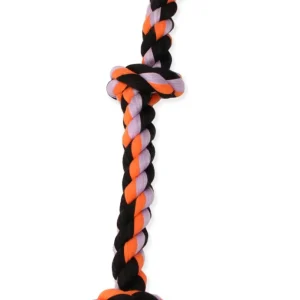 Mammoth Pet Lg 25-in Cotton-Poly Color 3 Knot Rope Tug Dog Toy