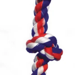 Mammoth Pet Products Cottonblend 5 Knot Rope Tug Dog Toy Multi-Color, 72 in, XX-Large