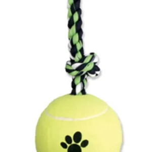 Mammoth Pet Products Tug Dog toy with Tennis Ball Multi-Color 36 in, X-Large