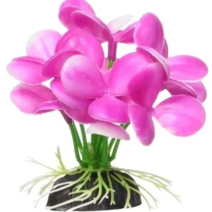 Marina Betta Pink Orchid Aquarium Plastic Plant