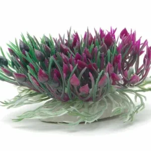 Marina Betta Purple Hearts Shrub Aquatic Plastic Plant