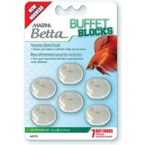 Marina Betta Vacation Block Food, .42oz