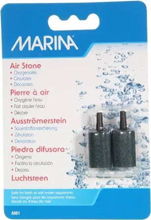 Marina Cylinder Airstone, 1in (2/pk)