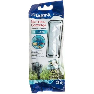 Marina Slim Filter Carbon Cartridge 3-pk