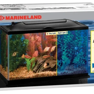 Marineland BIO-Wheel LED Aquarium Kit Black, Clear 10 gal SD-3