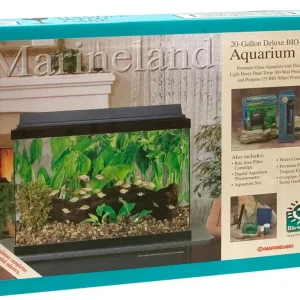 Marineland BIO-Wheel LED Aquarium Kit Black, Clear 20 gal SD-3