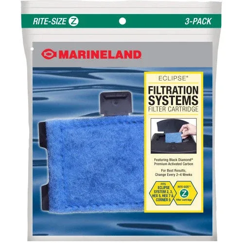 Marineland Replacement Cartridge for Eclipse Filters Rite-Size Z 3 Pack - Image 2