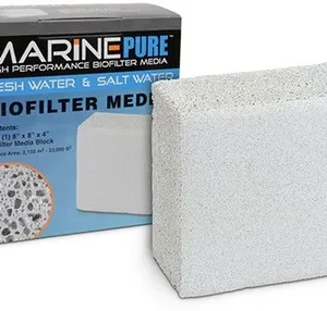 MarinePure High Performance Biofilter Media 8"x8"x4" Plate @ Fish Tanks Direct