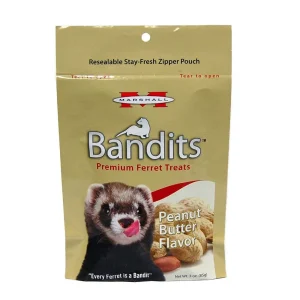 Marshall Bandits Ferret Treat Peanut Butter 3 oz