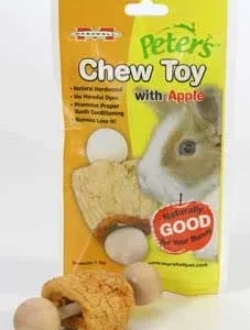Marshall Rabbit Chew Toy with Apple Wood