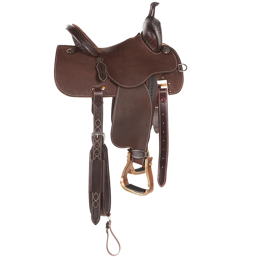 Martin Saddlery 1/8 Tool Basket Chocolate Stingray Barrel Saddle - Image 2