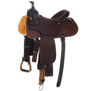 Martin Saddlery Chocolate 1/8 Breed Desert Flower All Around Saddle