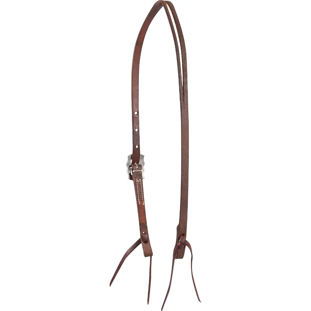 Martin Saddlery Chocolate Roughout Prescott Buckle Split Ear Headstall - Image 2