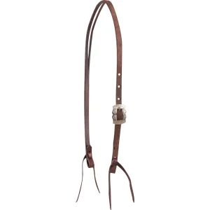 Martin Saddlery Chocolate Roughout Prescott Buckle Split Ear Headstall