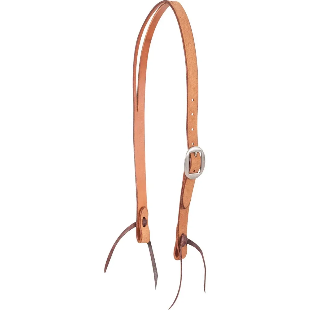 Martin Saddlery Ranahan Series Natural Roughout Split Ear Headstall