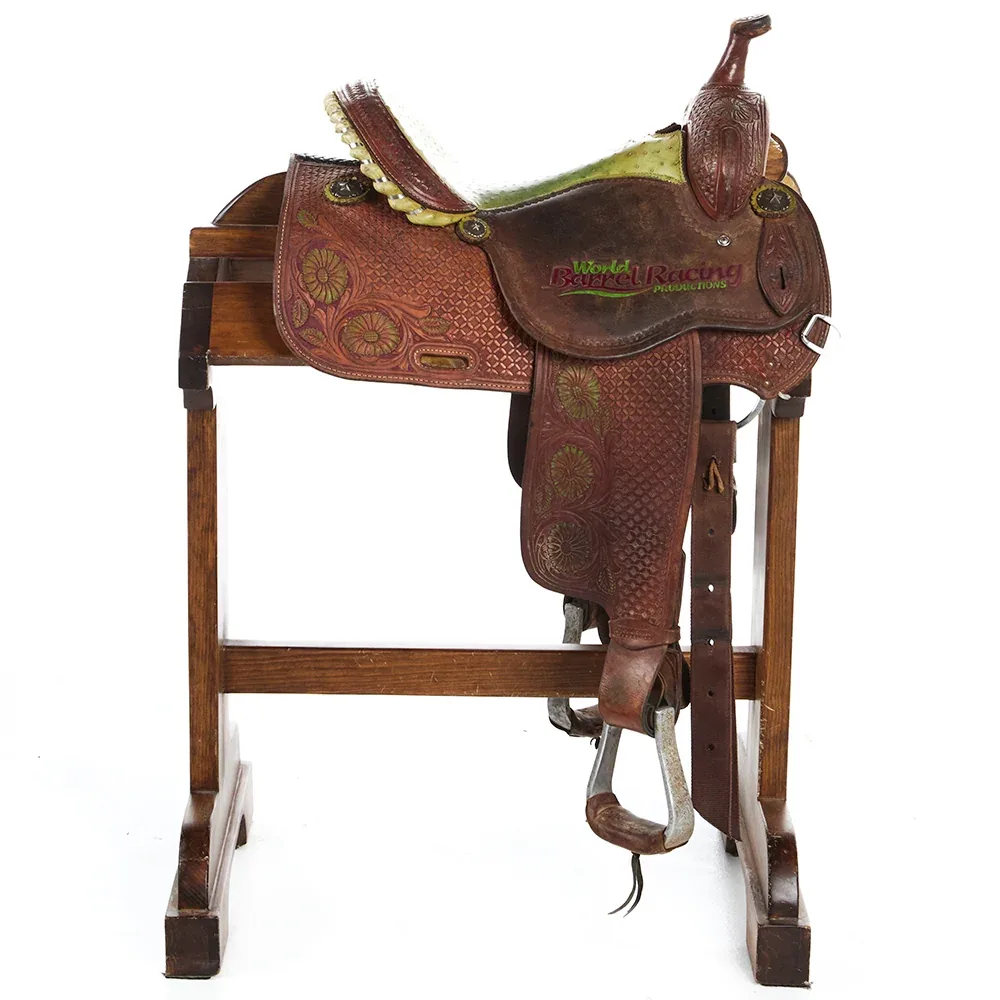 Martin Saddlery Used 14in WBRP Trophy Barrel Saddle - Image 2