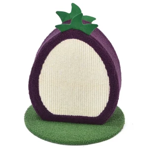 Max & Marlow Apple Novelty Cat Scratcher Plum