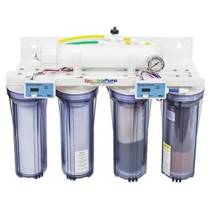 MaxCap 5 Stage - 2:1 Manual Flush 90-GPD RO/DI System - (MC-RODI-90-10-MF) - Spectrapure