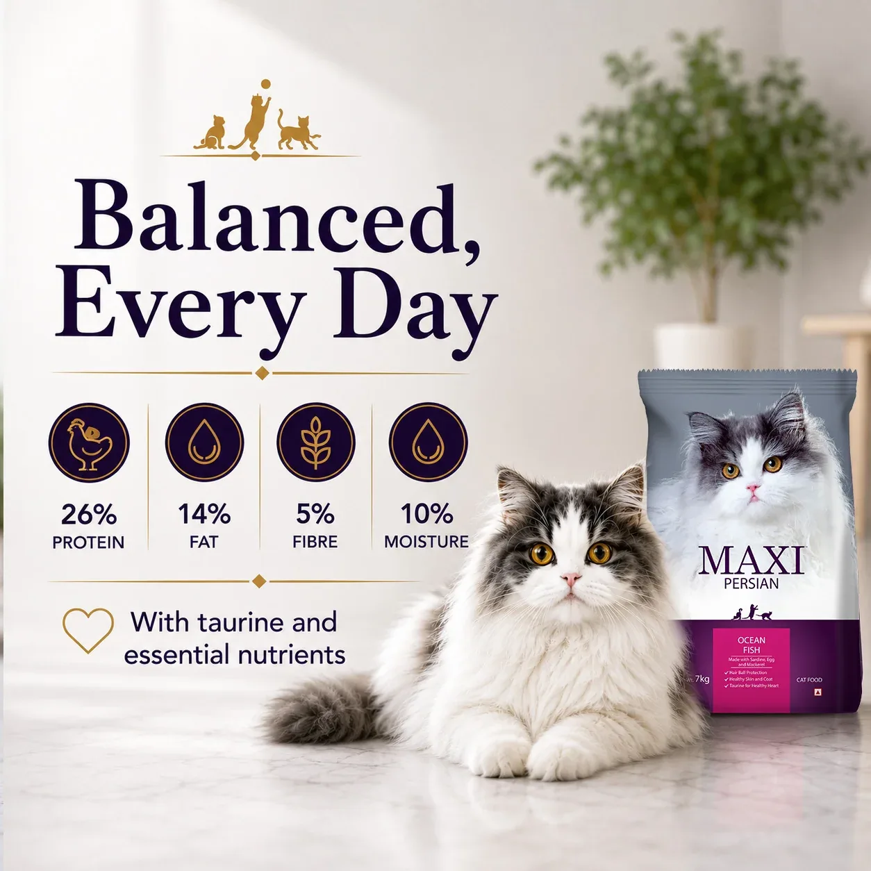 Maxi Persian Adult Cat Dry Food - Image 2