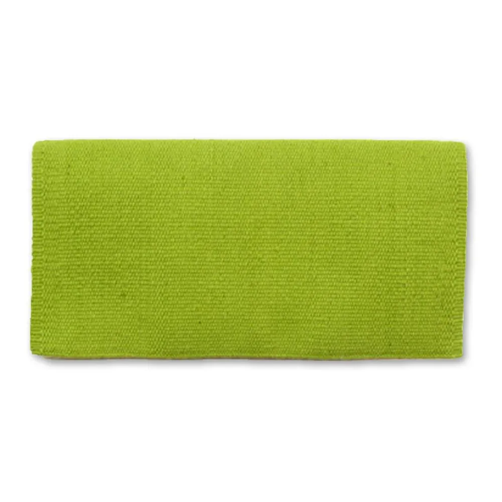 Mayatex San Juan Solid Lime Lightweight Saddle Blanket