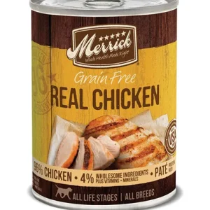 Merrick Dog Grain Free 96% Real Chicken 12.7 Oz.(Case Of 12)