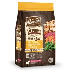 Merrick Lil' Plates Grain Free Real Chicken and Sweet Potato With Raw Bites Recipe 12 Lbs 022808354727