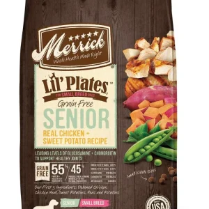 Merrick Lil' Plates Grain Free Senior Real Chicken And Sweet Potato Recipe Dry Dog Food