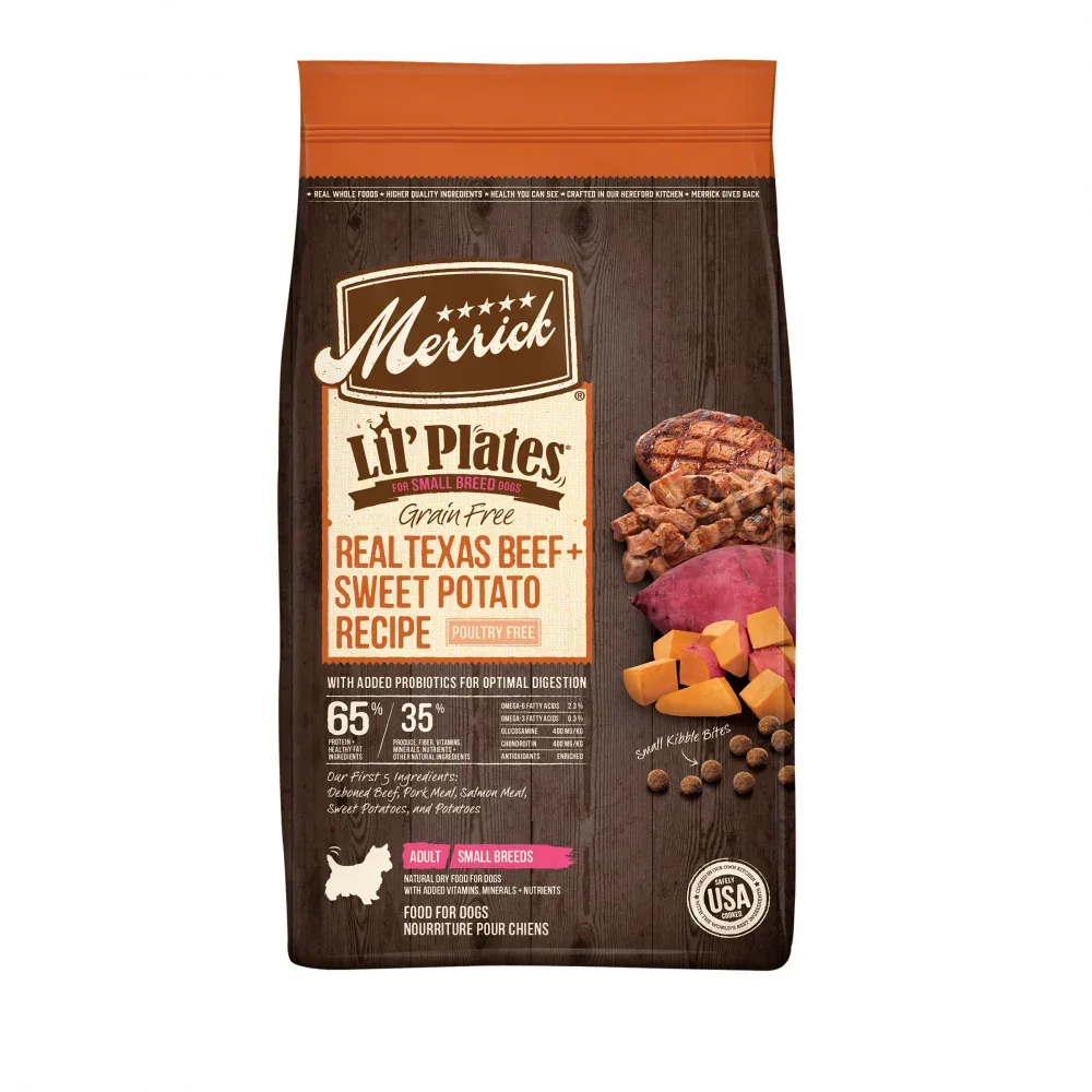 Merrick Lil' Plates Small Breed Grain Free Real Beef & Sweet Potato Dry Dog Food