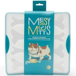 Messy Mutts Bake & Freeze Silicone Dog Treat Maker Black