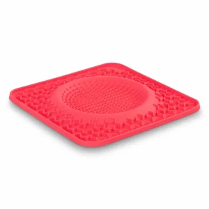 Messy Mutts Silicone Therapeutic Dog Lick Bowl Mat, Watermelon