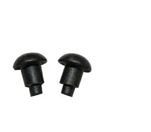 Metalab Spur Buttons Black Steel Set of 10