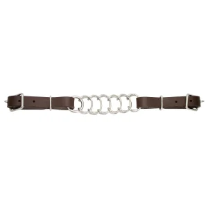 Metalab Stainless Steel English Curb Chain with Leather Strap