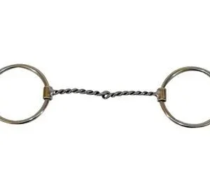Metalab Stainless Steel Ring Snaffle Bit 5 Brn
