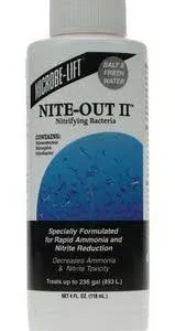 Microbe-Lift Nite-Out II Nitrifying Bacteria Ammonia Detoxifier 4 fl. oz