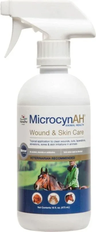 Microcyn Ah Wound And Skin Care Spray Equine