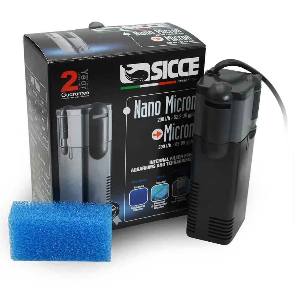 Micron Internal Aquarium Filter - Sicce