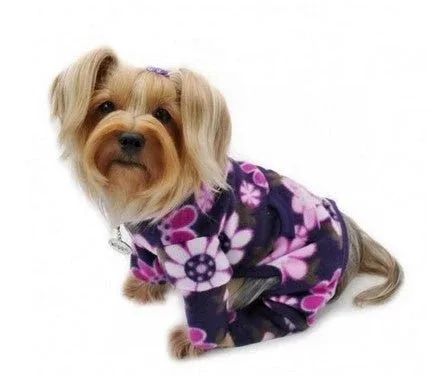 Midnight Garden Fleece Turtleneck Pajamas & Matching Blanket - Image 2